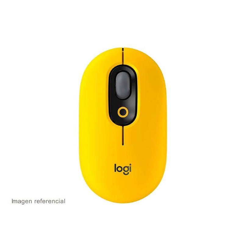 LOGITECH - Mouse Logitech POP Wireless BlackYellow