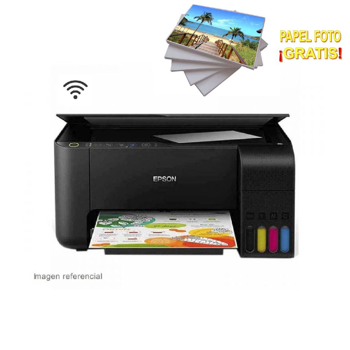 EPSON - Impresora Multifuncional Epson EcoTank L3250 Wi-fi