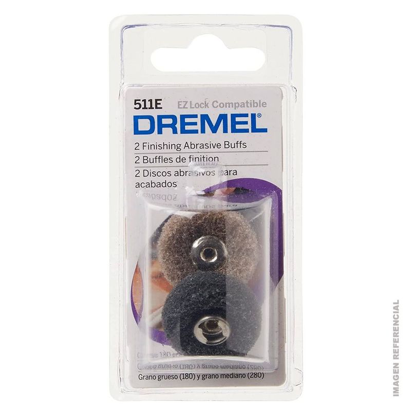 DREMEL - Dremel Discos Abrasivos Pulidores Gr 180, 280 Easy Lock