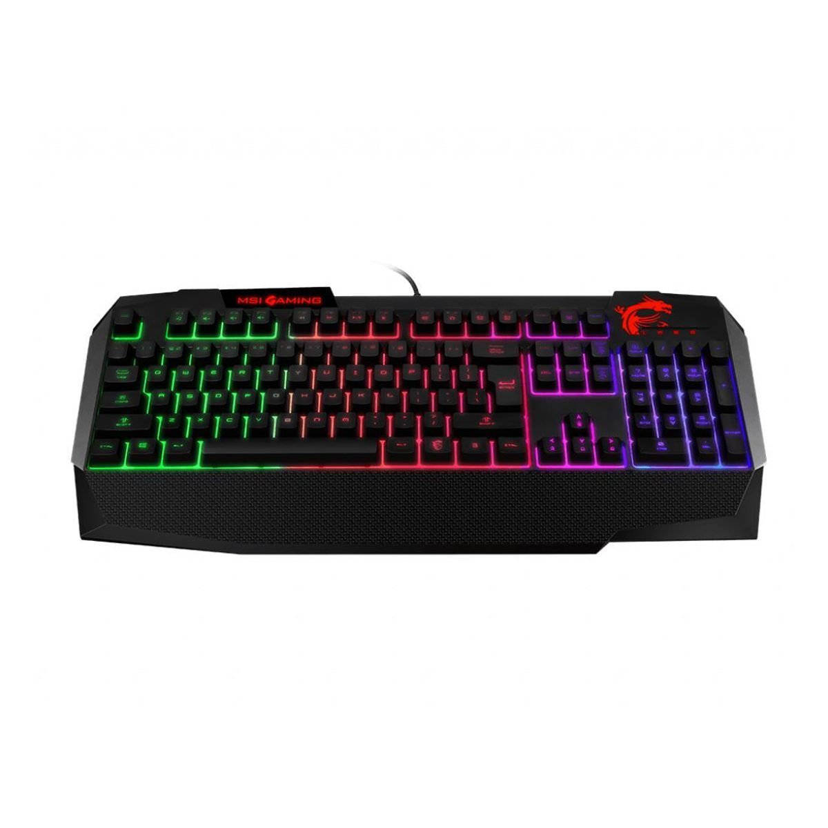 MSI - MSI Teclado Gamer Vigor Low Profile anti-ghosting US Membrana - GK40