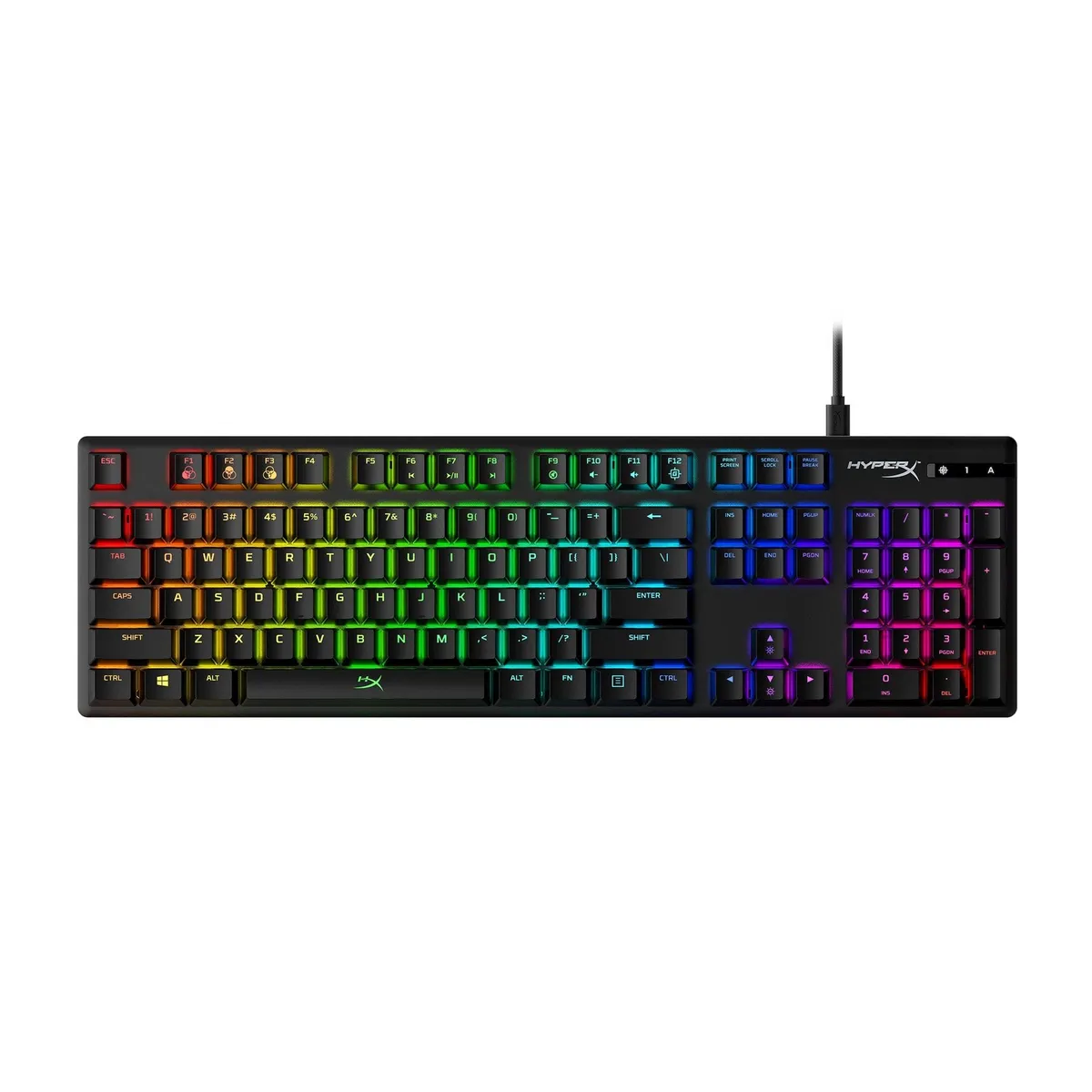 HYPERX - HyperX Alloy Origins Teclado mecánico Switch LED RGB USB 4P5P3AA