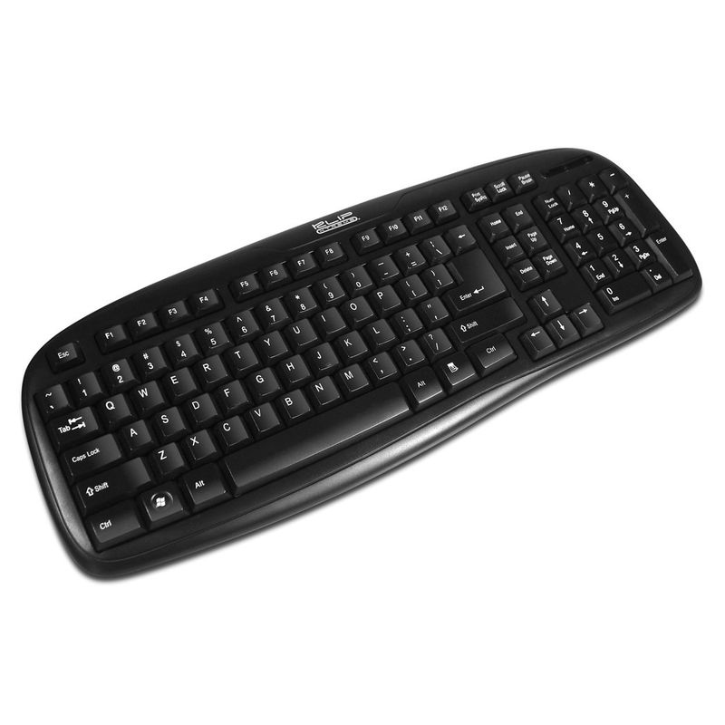 KLIPXTREME - Klip Xtreme Stylus Teclado USB clásico oficina Negro KKS-050S