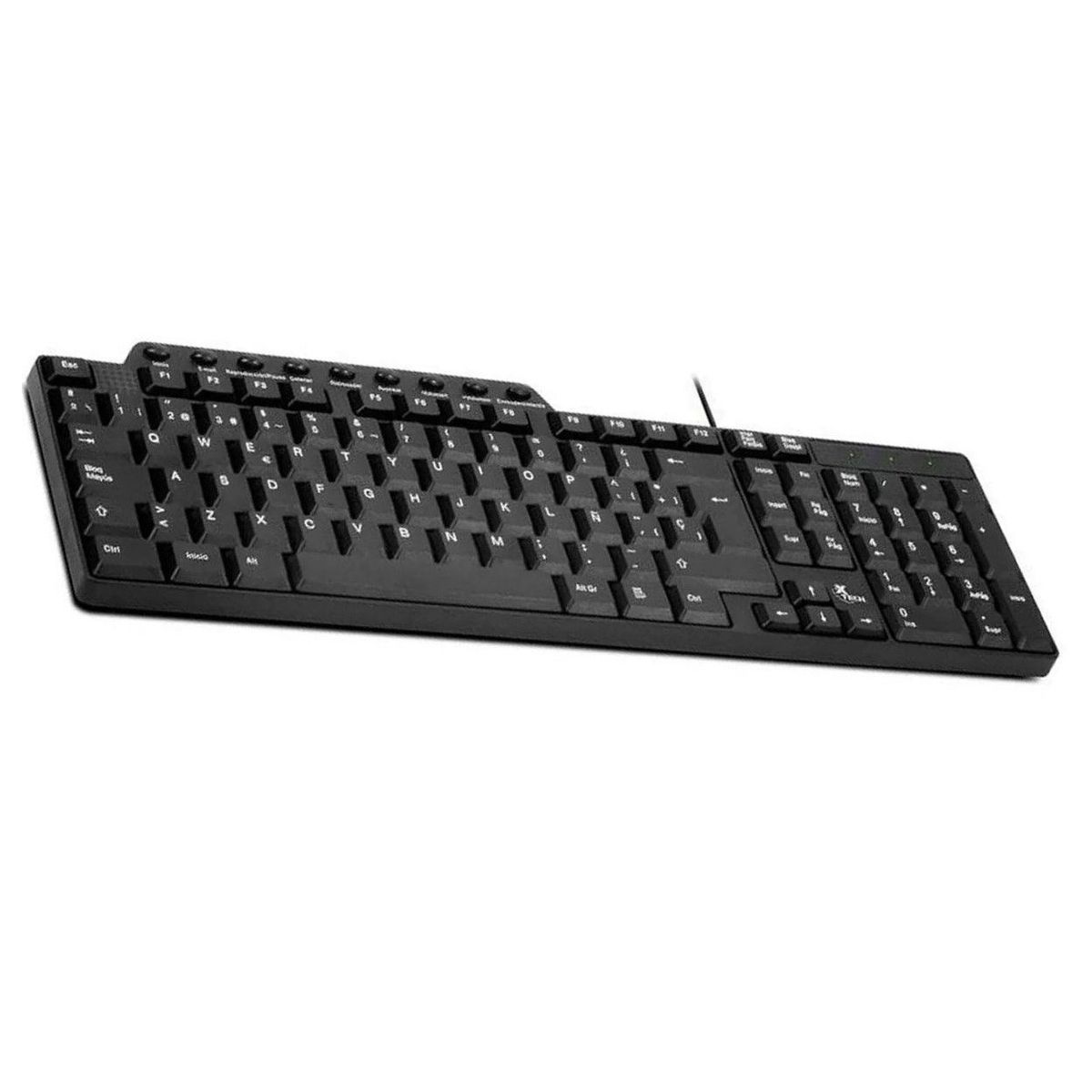XTECH - Xtech Teclado Keyboard Cableado USB Plug and Play Español - XTK-160S