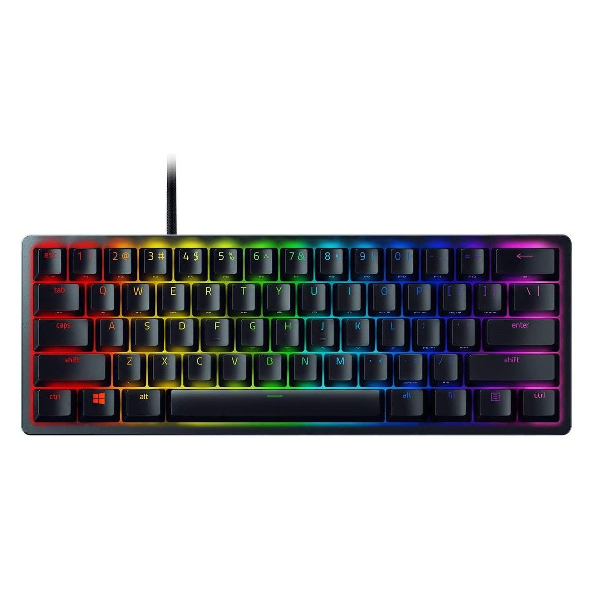 RAZER - Teclado Gamer Razer Huntsman Mini Wired RGB Purple RZ03-03390100-R3M1