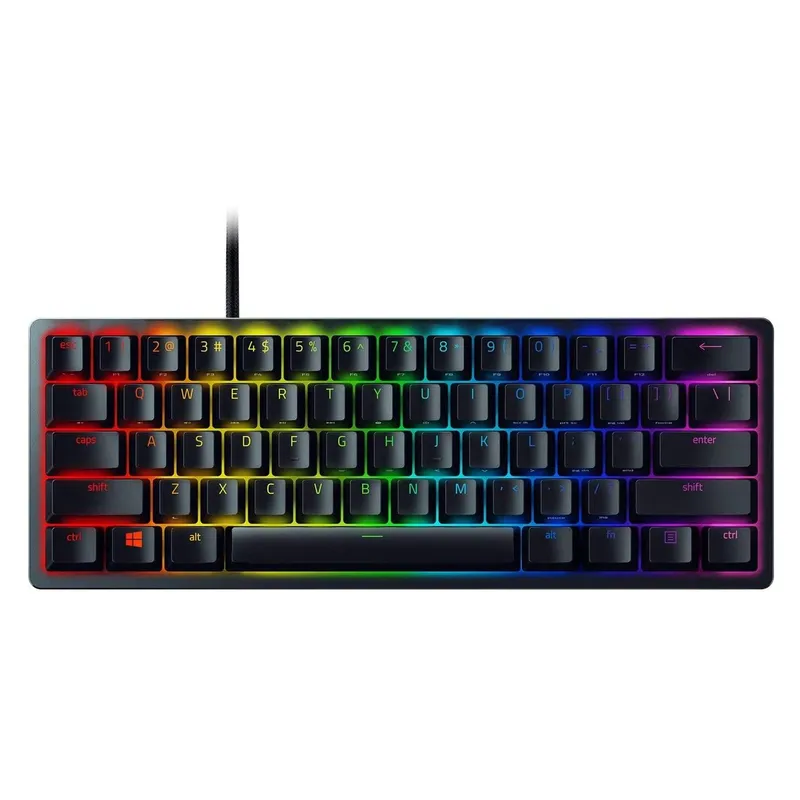 RAZER - Teclado Gamer Razer Huntsman Mini Wired RGB Purple RZ03-03390100-R3M1