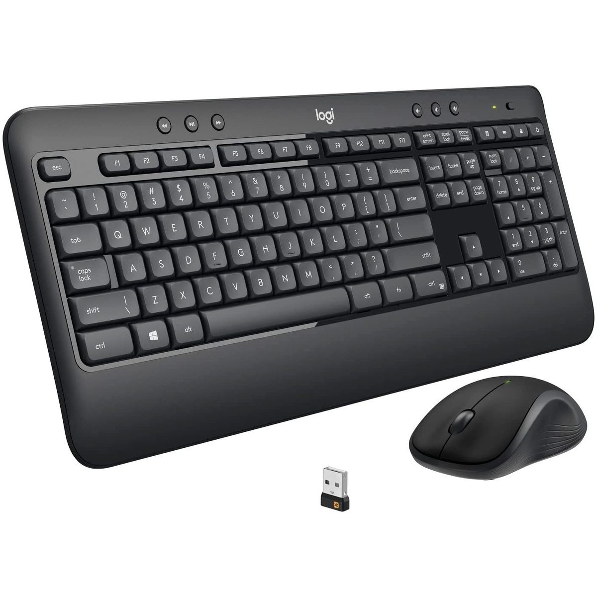 LOGITECH - Combo Teclado Logitech Mouse MK540 Wireless USB SP Black - 920-008673