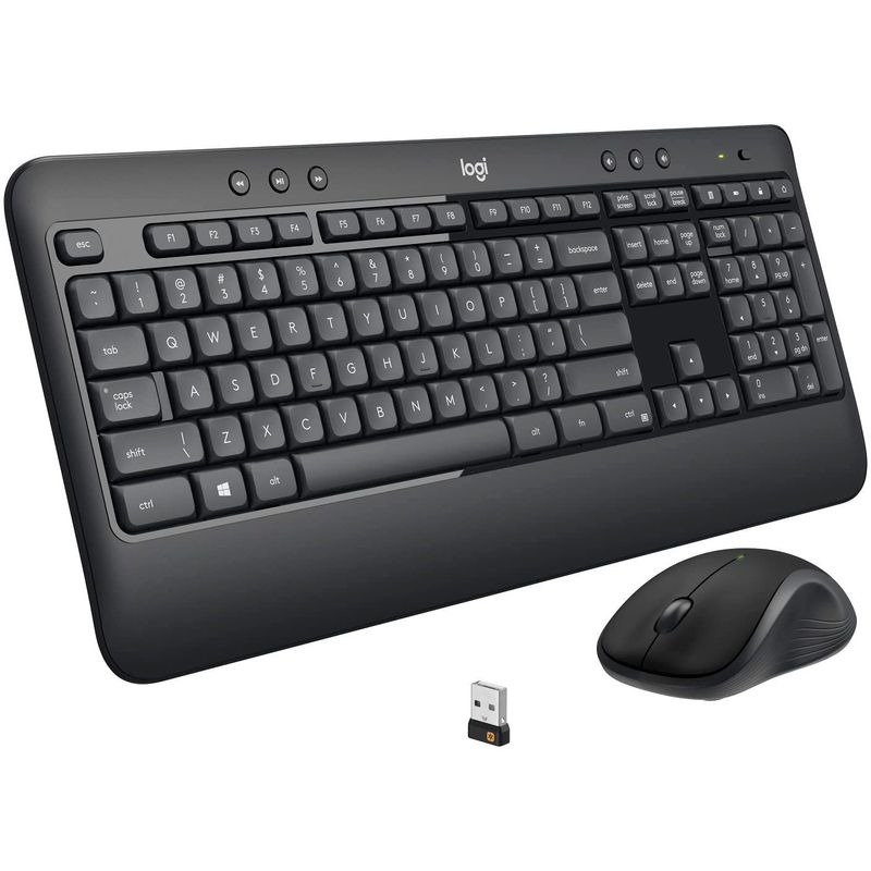 LOGITECH - Combo Teclado Logitech Mouse MK540 Wireless USB SP Black - 920-008673
