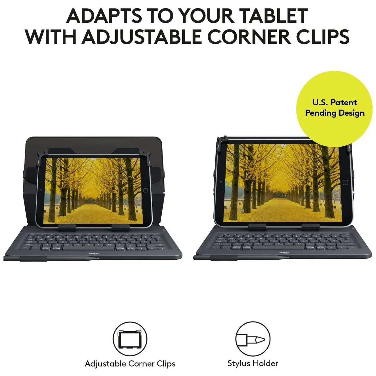 LOGITECH - Funda Universal Teclado Bluetooth Tablets Apple Windows 920-008334