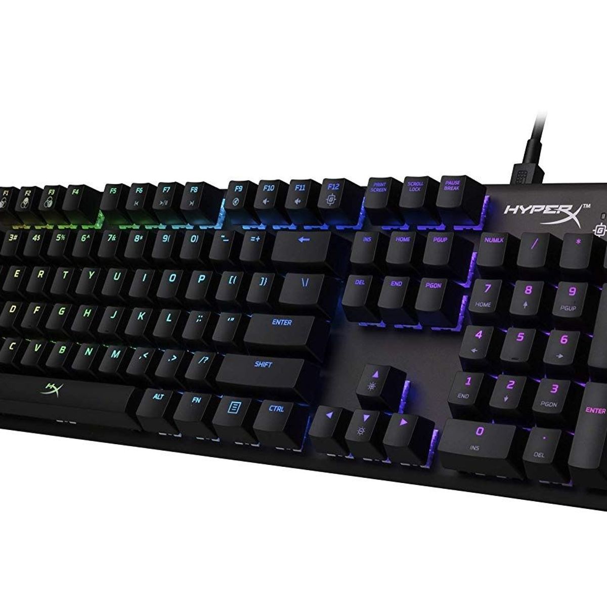HYPERX - Teclado HyperX Alloy FPS RGB Compacto Light LED Backlit HX-KB1SS2-LA