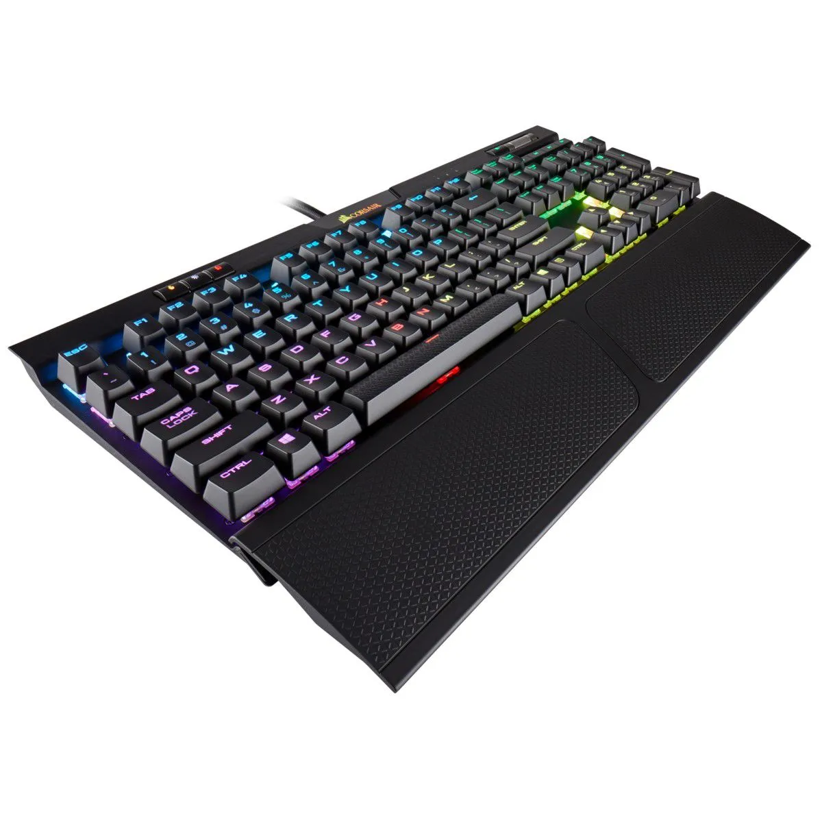 CORSAIR - Teclado Gamer Corsair K70 RGB MK2 RAPIDFIRE CHERRY MX Speed CH-9109014-SP