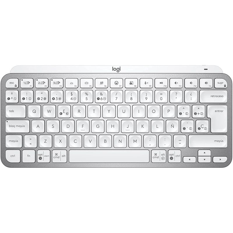 LOGITECH - Teclado Logitech MX Keys Mini Wireless iOS Apple Win Blanco 920-010477