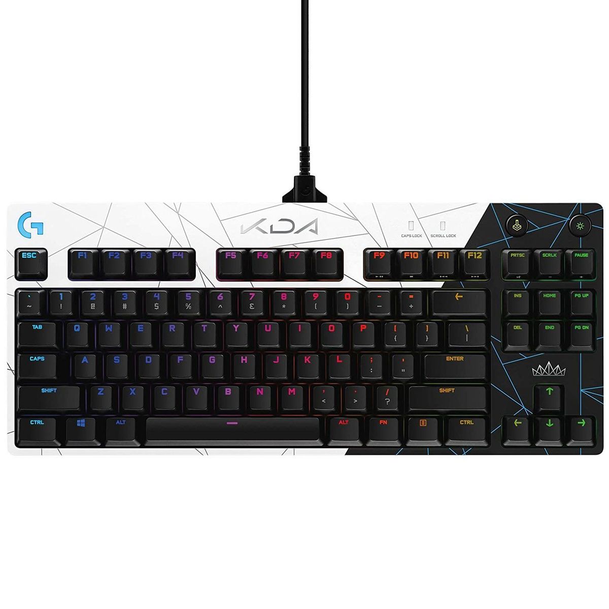 LOGITECH - Teclado G Pro KDA RGB Wired Mechanical TKL GX Brown 920-010074