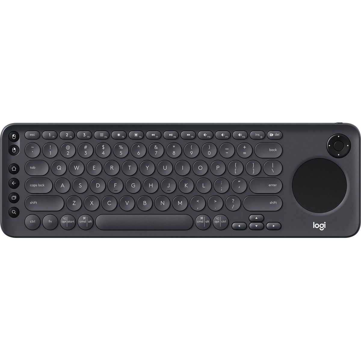 LOGITECH - Teclado Logitech K600 TV Smart TV PC Touchpad Bluetooth 920-008824