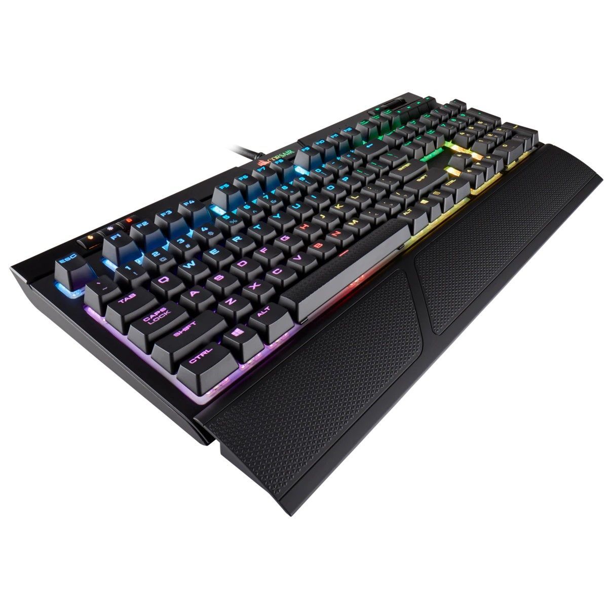 CORSAIR - Teclado Mecánico Gamer Corsair STRAFE RGB MK2 CHERRY MX Red CH-9104110-SP