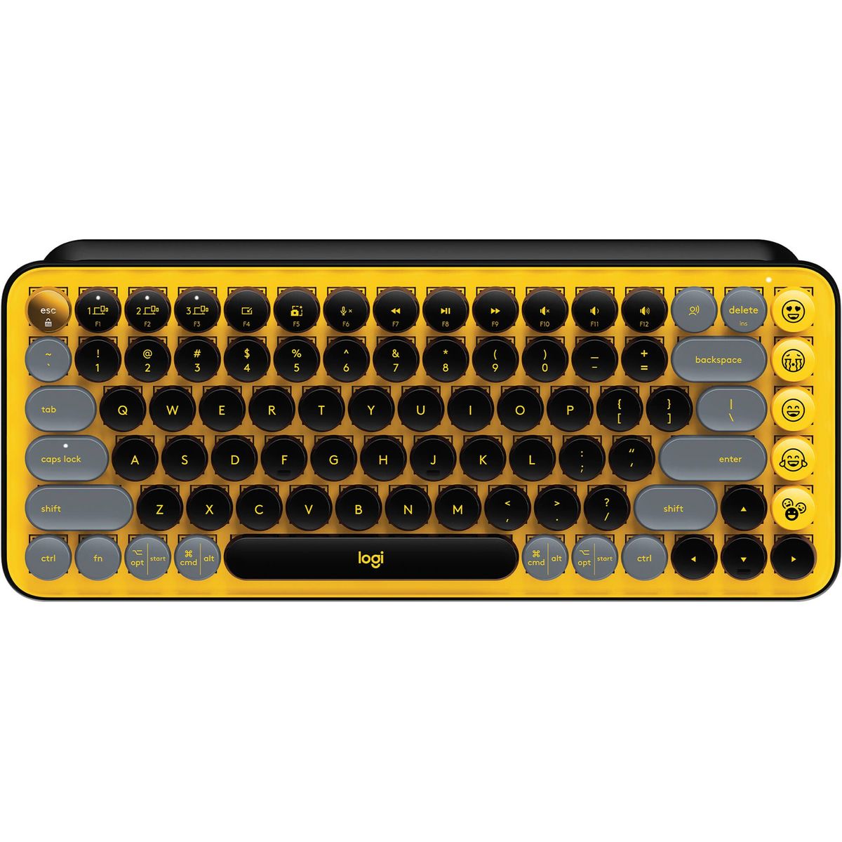 LOGITECH - Logitech Teclado POP Keys Mecánico Wireless Español Yellow 920-010713