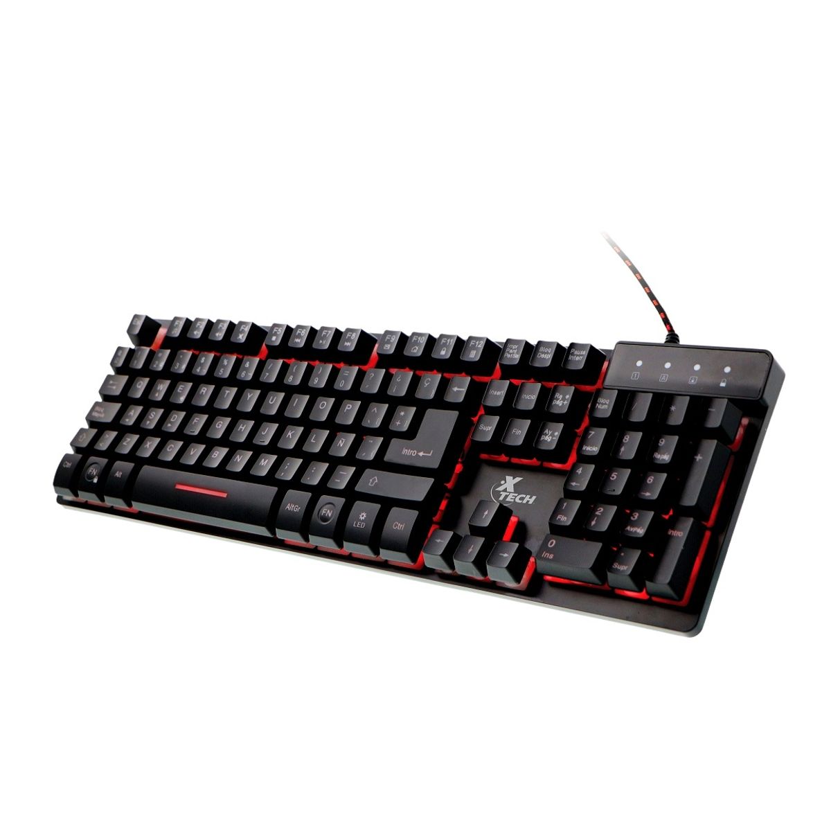XTECH - Teclado Gamer Wired Xtech Revenger Multimedia Keyboard XTK-520S