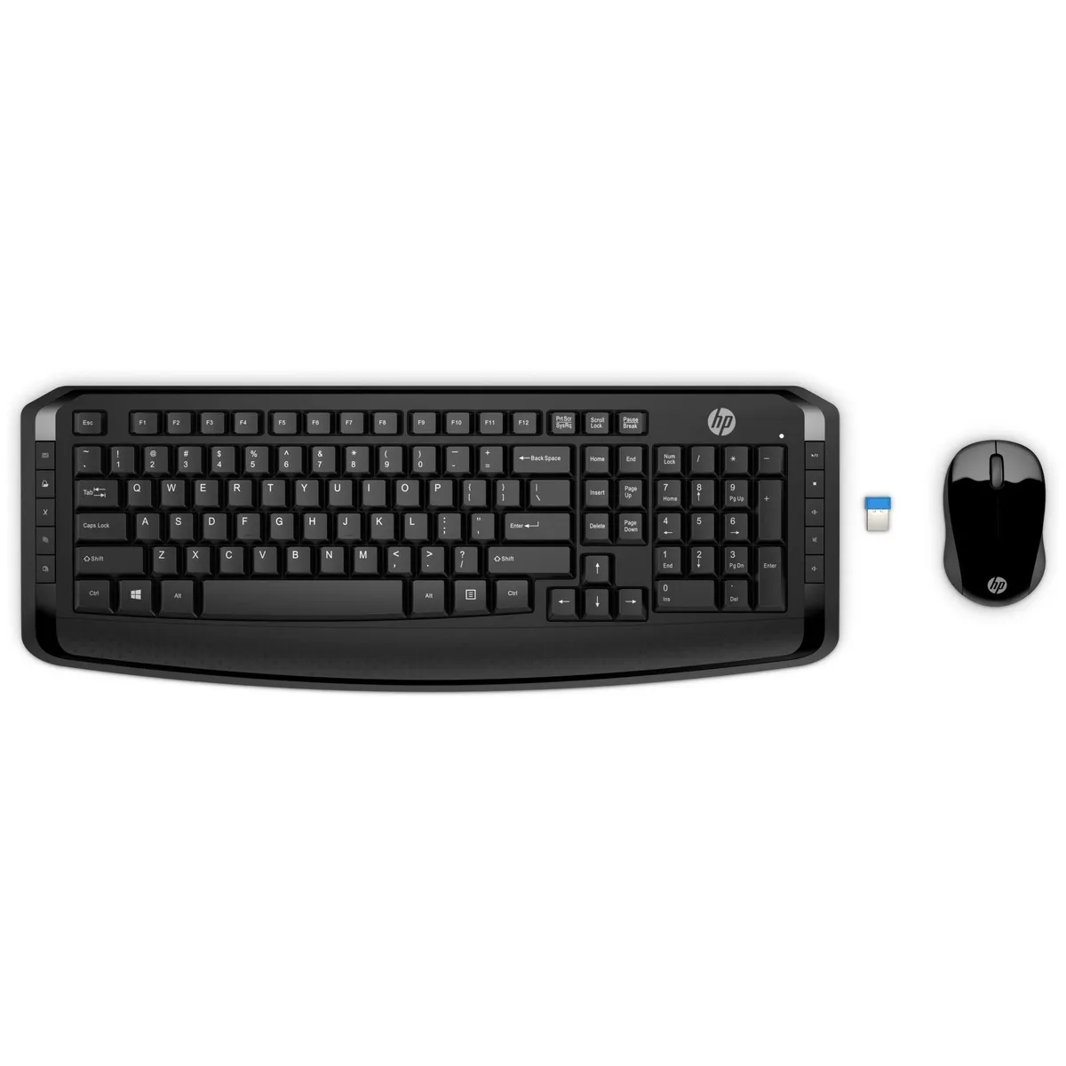 HP - Kit HP 300 Teclado y Mouse Inalámbricos Nano Receptor Latam - 3ML04AA
