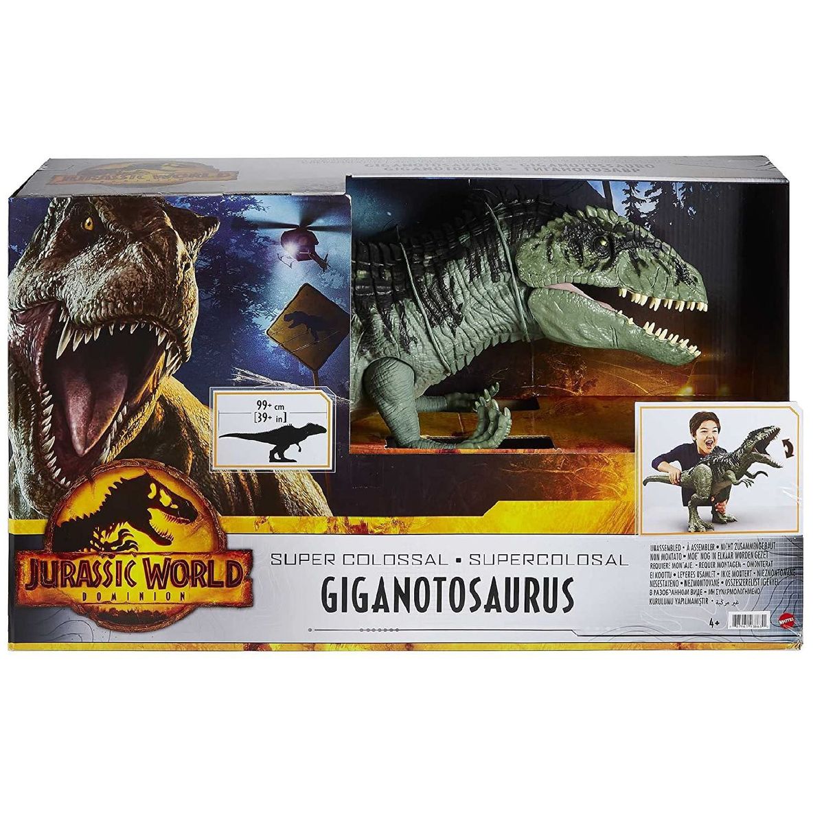 JURASSIC WORLD - Dinosaurio Jurassic World Giganotosaurus Colossal