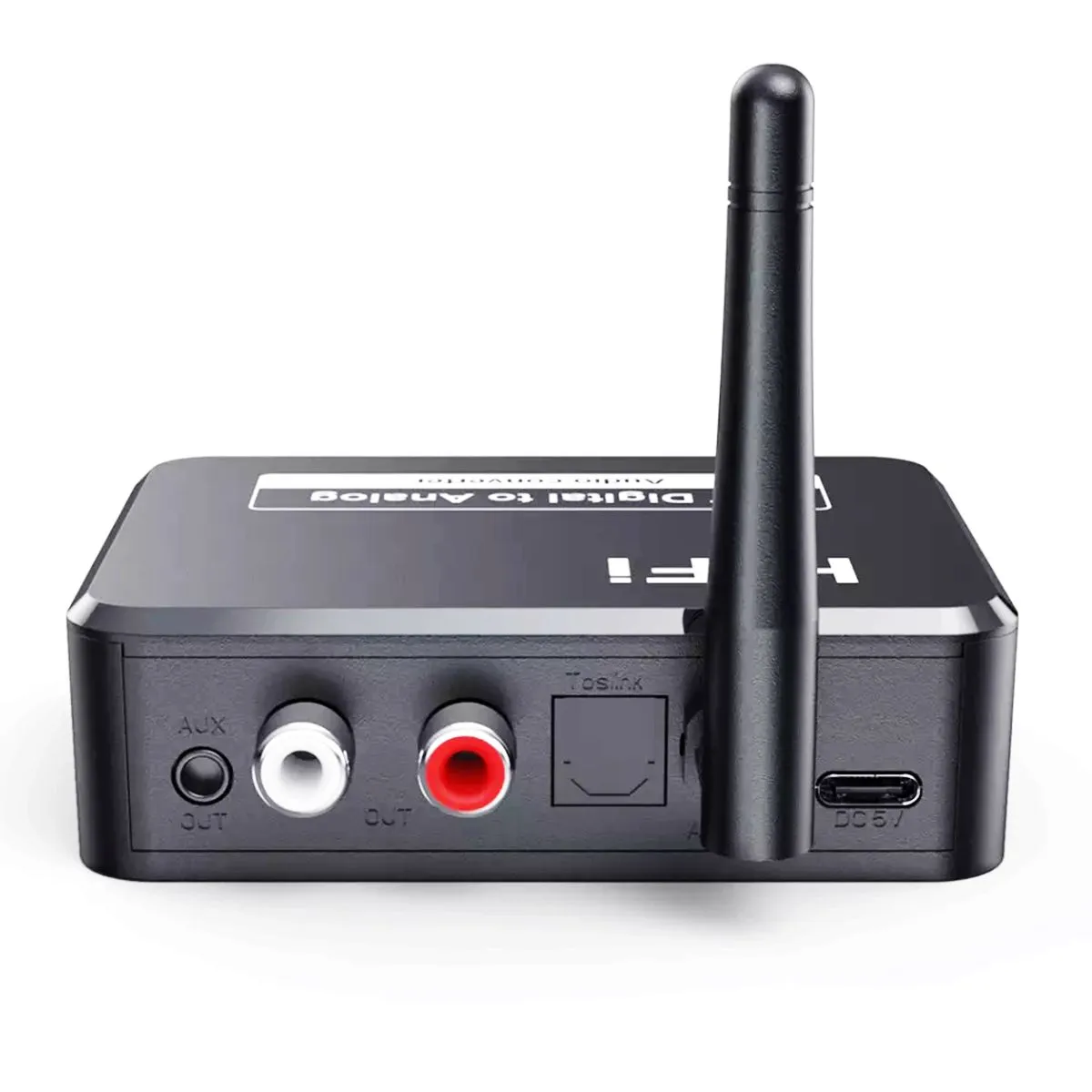 GENERICO - Convertidor Audio Digital a Análogo Adaptador Bluetooth Usb Mp3