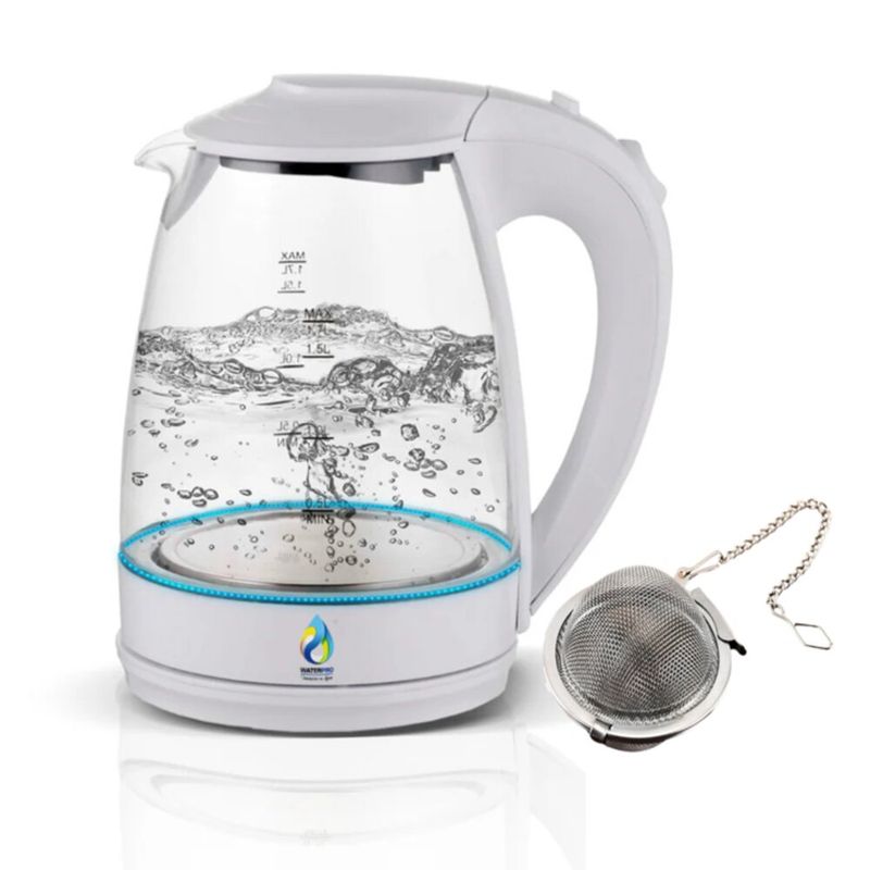WATERLIFE - Hervidor Eléctrico WaterPro 17L Libre de BPA - Blanco