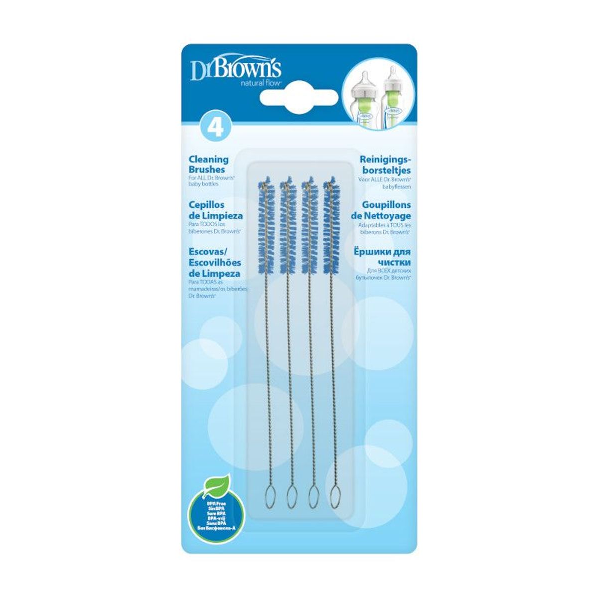 DR BROWNS - Pack limpieza 500ml rosa