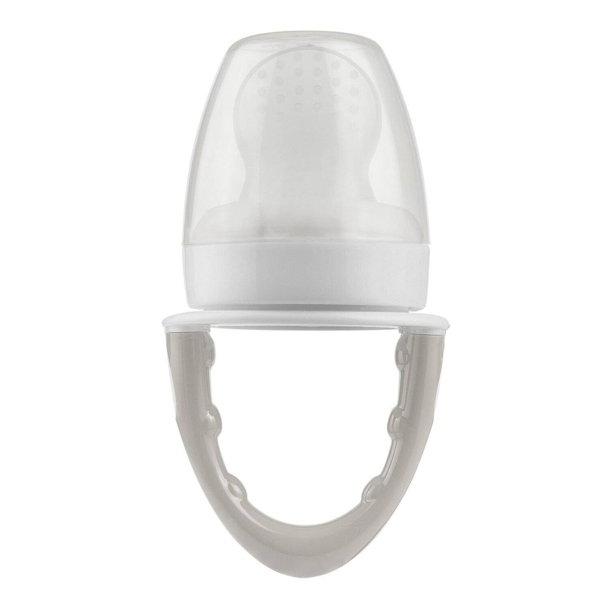 DR BROWNS - Alimentador de Silicona color Gris