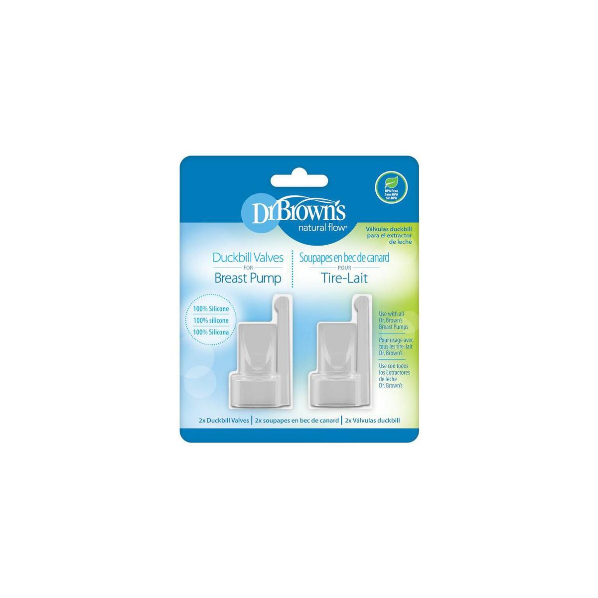 DR BROWNS - Set x2 repuestos de valvula del extractor de leche