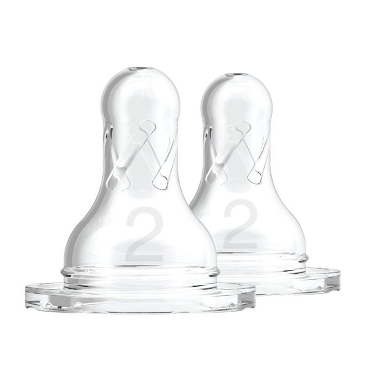 DR BROWNS - Setx2 tetina de silicona nivel 2 Boca Estrecha