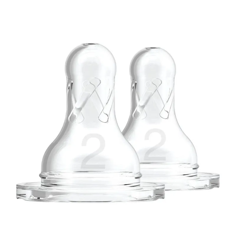 DR BROWNS - Setx2 tetina de silicona nivel 2 Boca Estrecha