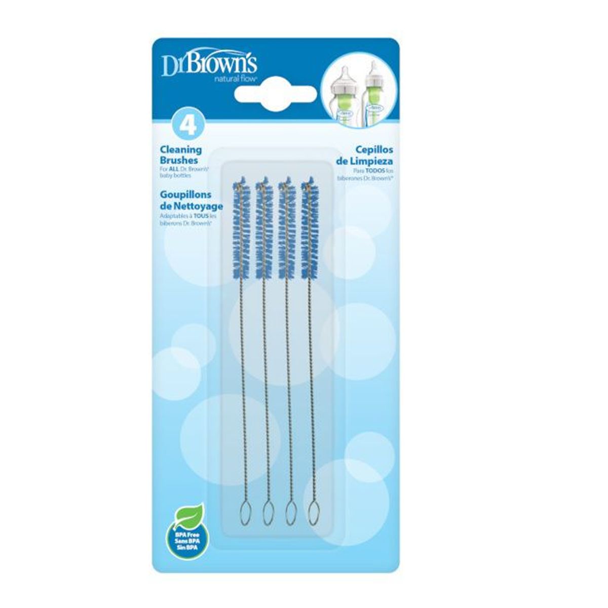 DR BROWNS - Set x4 Cepillos de Limpieza para sistema de ventilacion