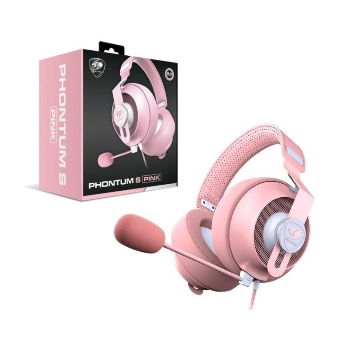 COUGAR - AURICULAR COUGAR PHONTUM S PINK ROSADOCGR-953NP-510