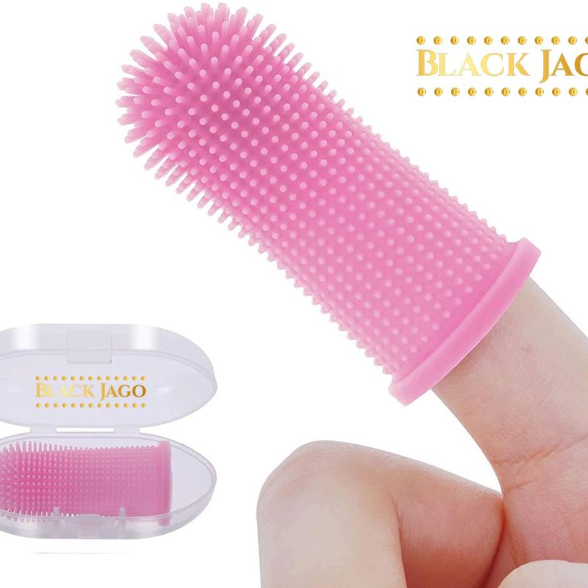 GENERICO - Cepillo dental para Mascotas Color Rosa