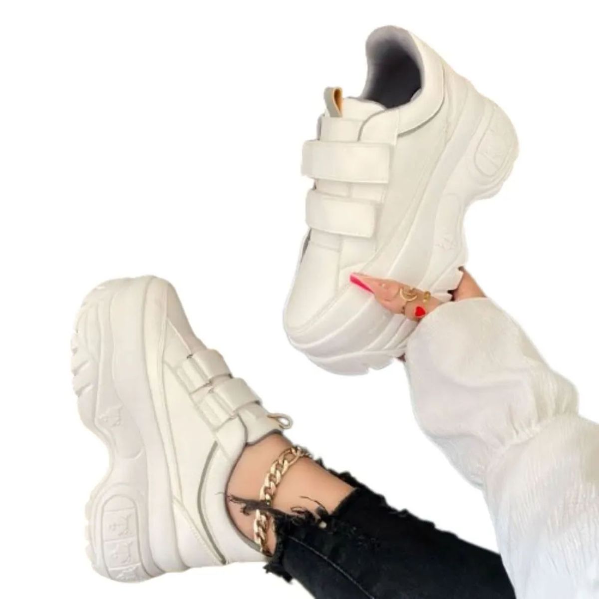 GENERICO - Zapatilla Mujer Android Galaxi Blanco