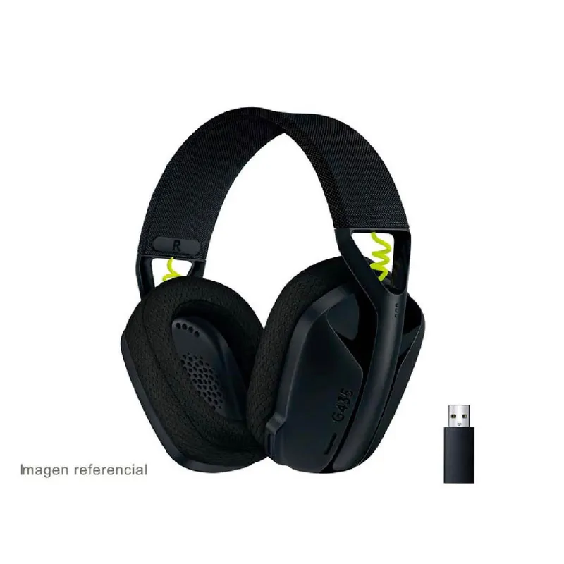 LOGITECH - Audifono Gaming Logitech G435 Lightspeed Wireless Negro