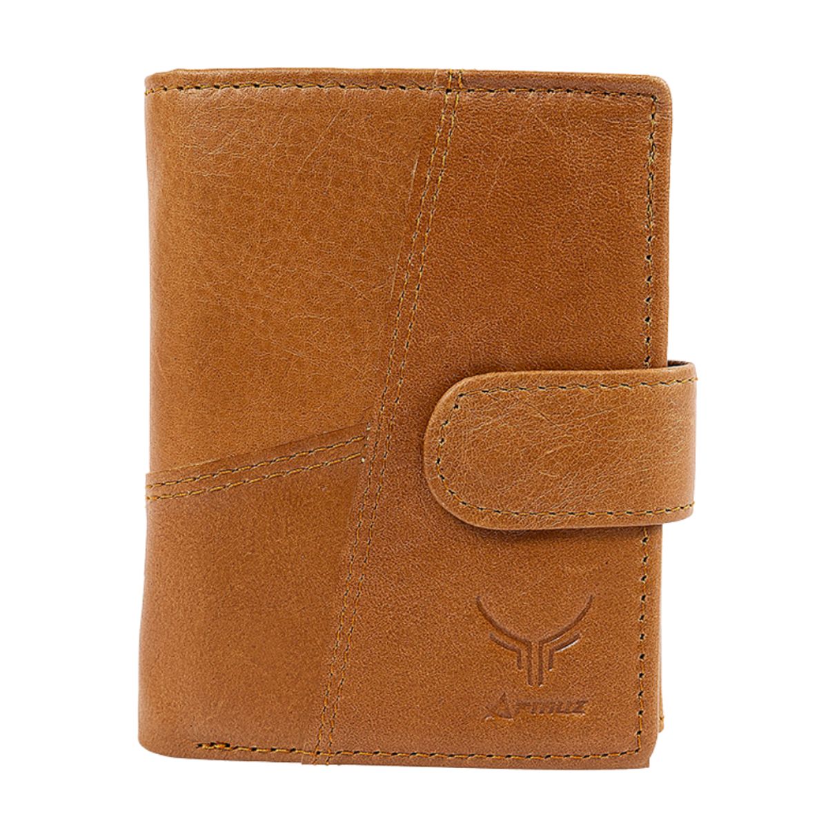 ARMUZ - Billetera de Cuero vacuno de 3 cuerpos y amplia capacidad