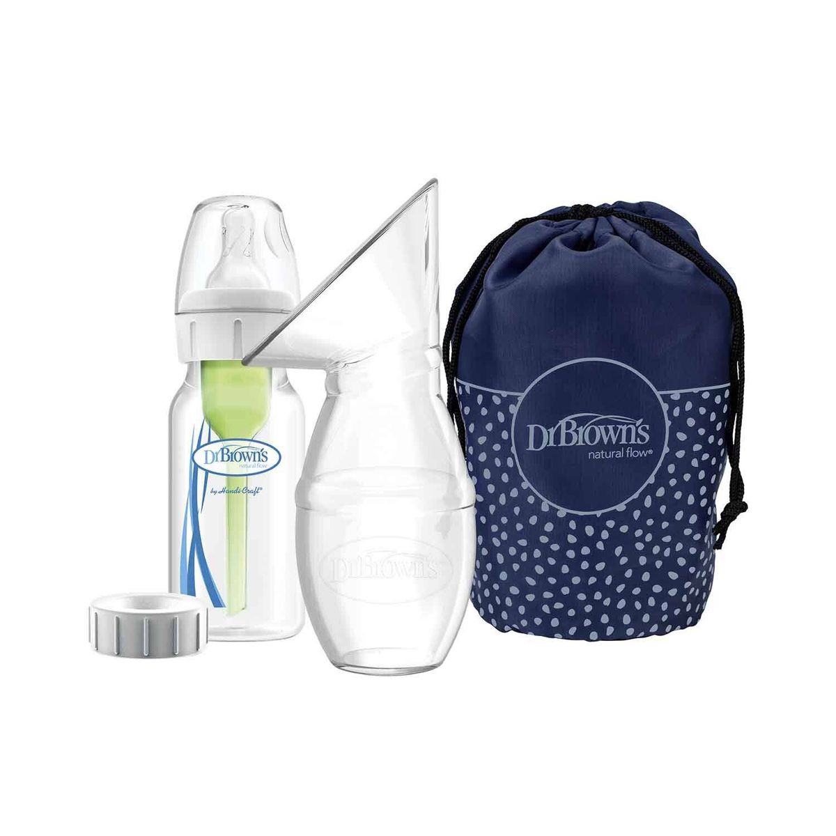 DR BROWNS - Colector de leche materna con biberón boca estrecha