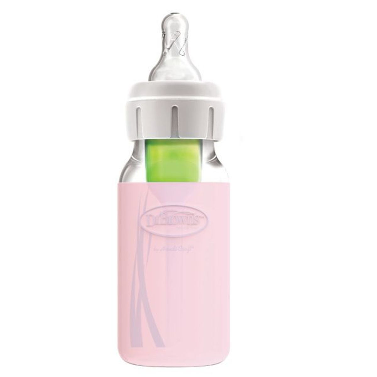 DR BROWNS - Funda de biberón boca estrecha de 4oz color Rosado