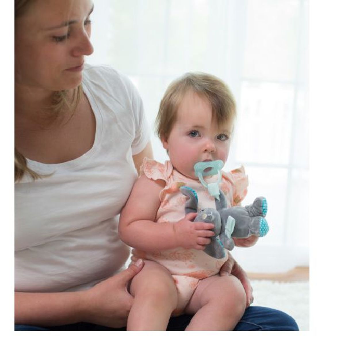 DR BROWNS - Lovey Sujetador de Chupones Modelo Conejo Bunny