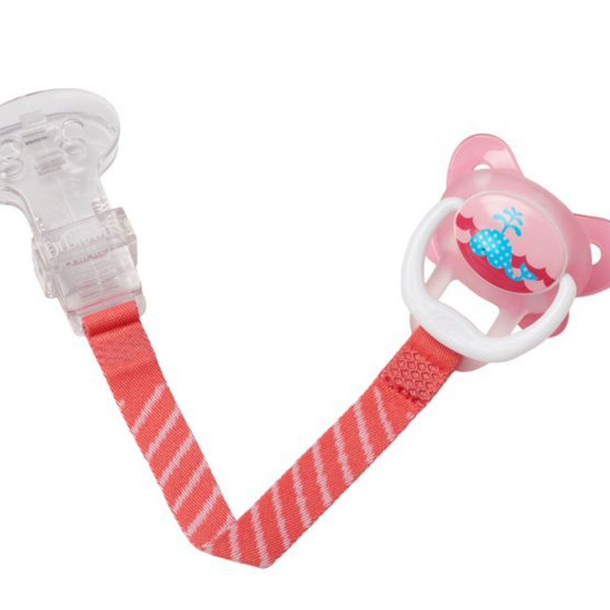 DR BROWNS - Sujetador para chupones de tela Rosa