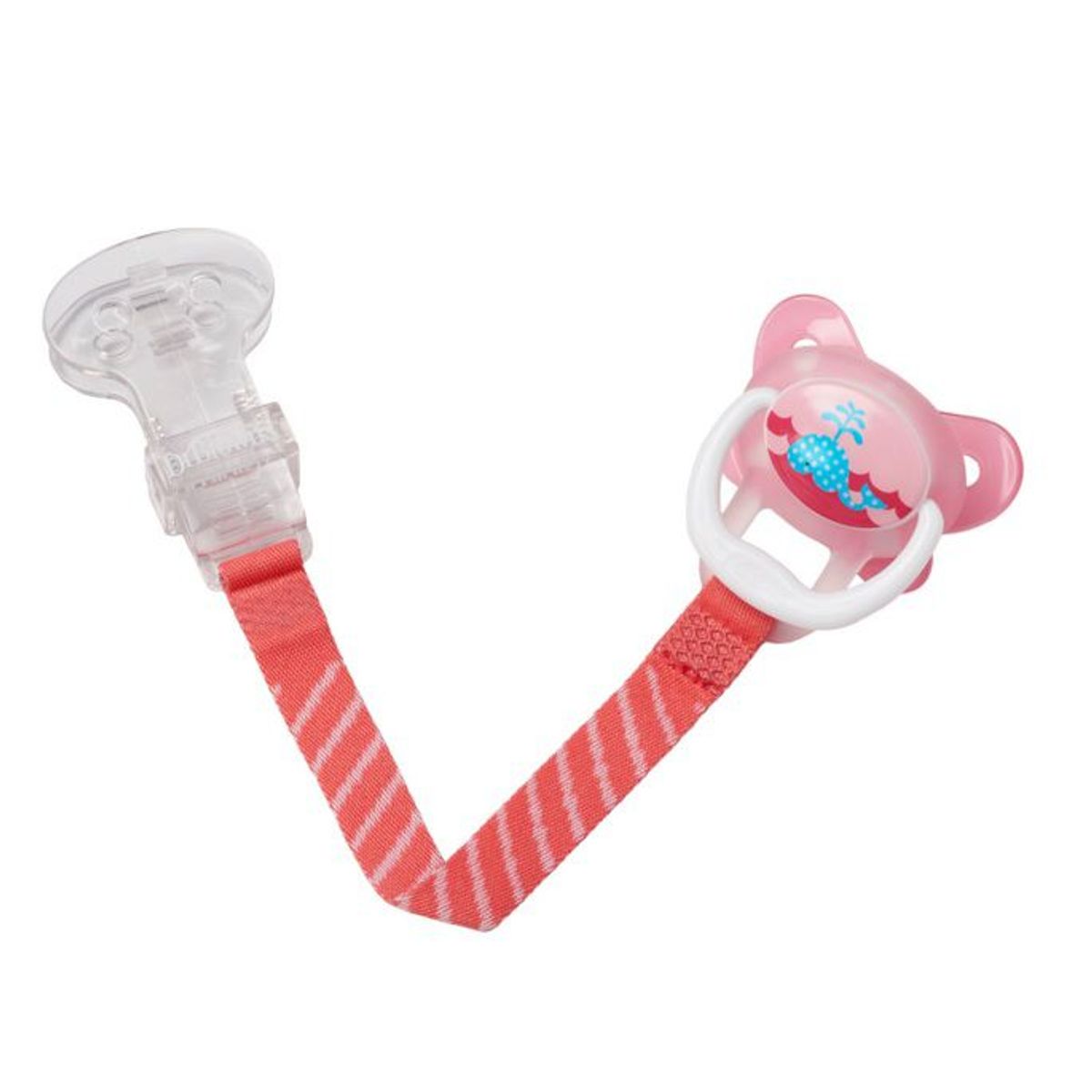 DR BROWNS - Sujetador para chupones de tela Rosa