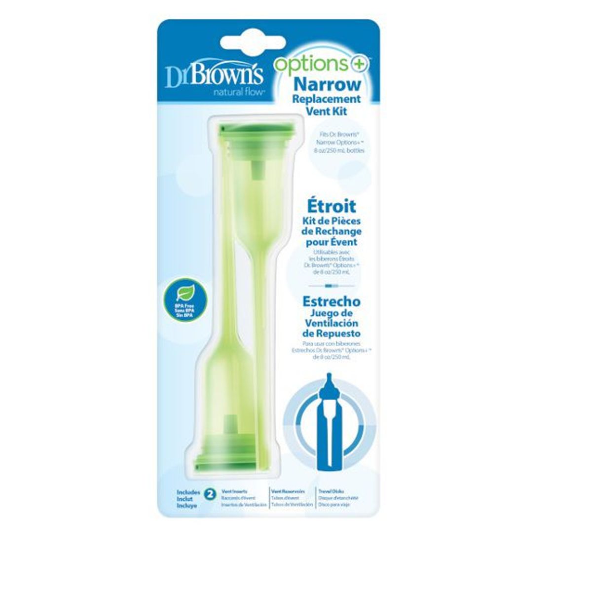 DR BROWNS - Set de repuesto para biberón options de 8oz