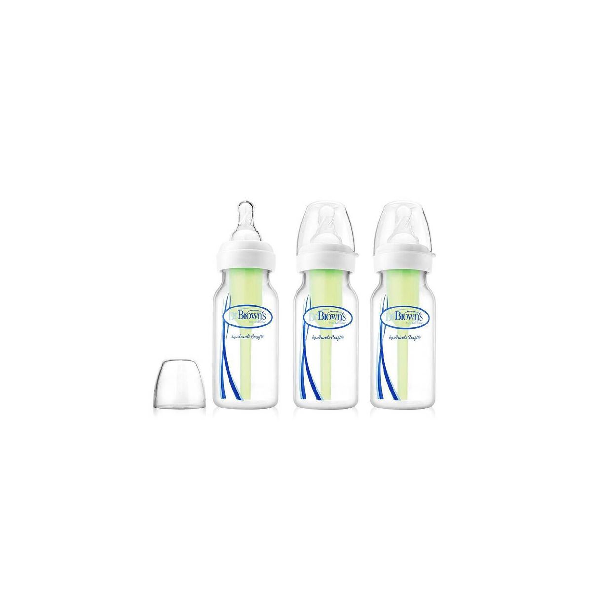 DR BROWNS - Set x3 Biberones Boca Estrecha 4oz