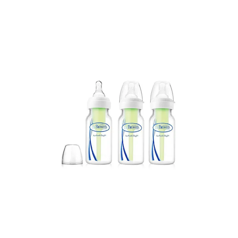 DR BROWNS - Set x3 Biberones Boca Estrecha 4oz