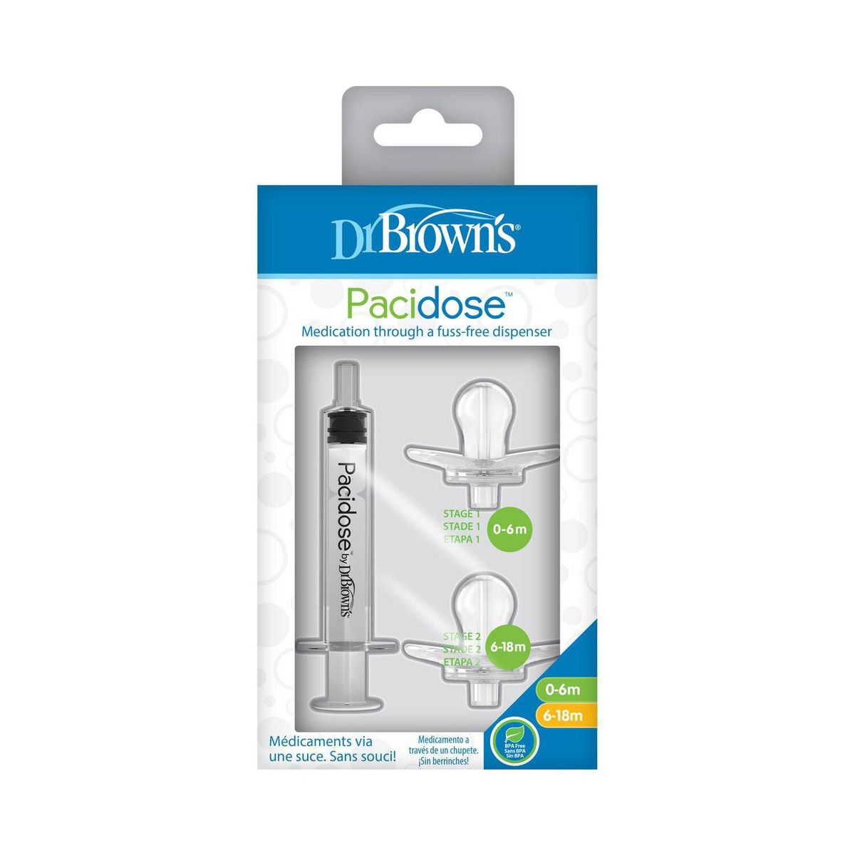 DR BROWNS - Dosificador de Medicamentos para Bebés Pacidose