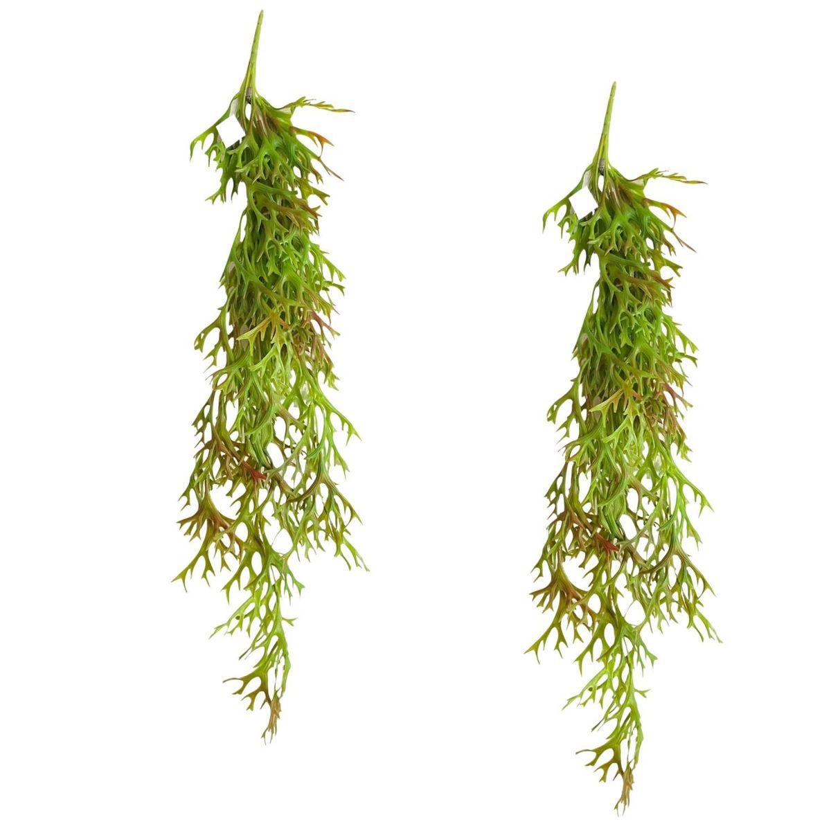 FLORIPA - Pack de 2 Follajes artificiales verde de 65cm FLORIPASTORE