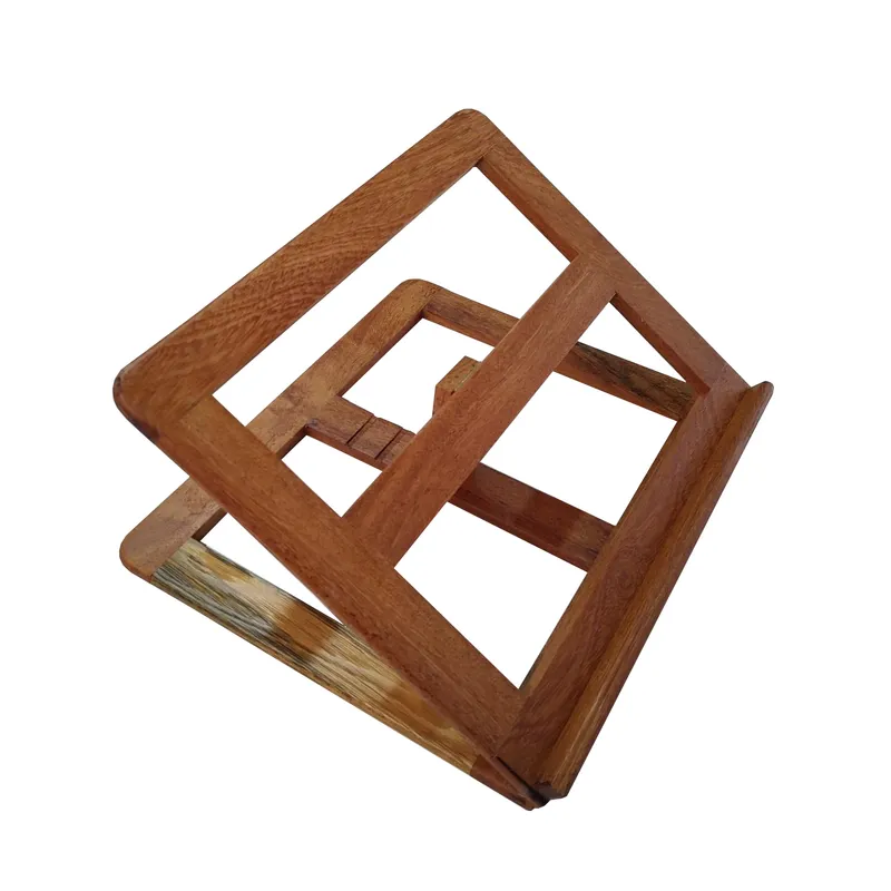 MEGAOFFICE - PORTA LAPTOP DE MADERA GRADUABLE ECOLOGICO