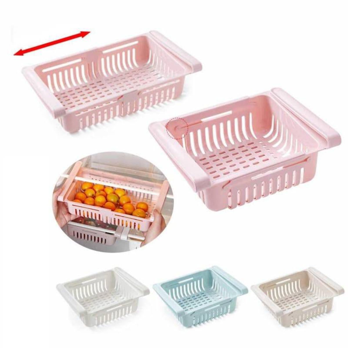 KAST PE - Set x3 Organizador de Alimentos Refrigeradora