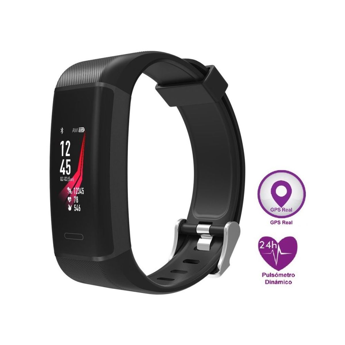 LEOTEC - PULSERA INTELIGENTE LEOTEC TRAINING GPS COLOR DARK