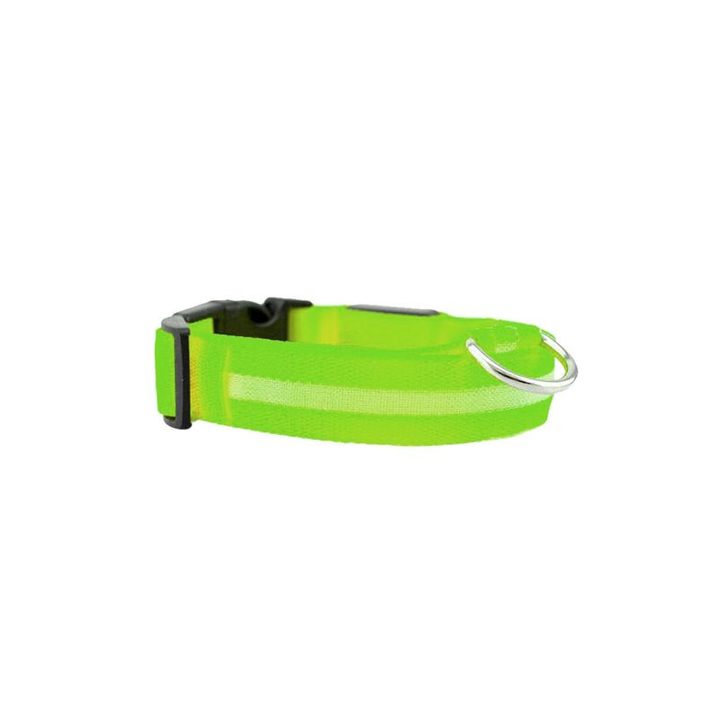 QUE PATAS PET SHOP - Collar Led para Mascota Verde M