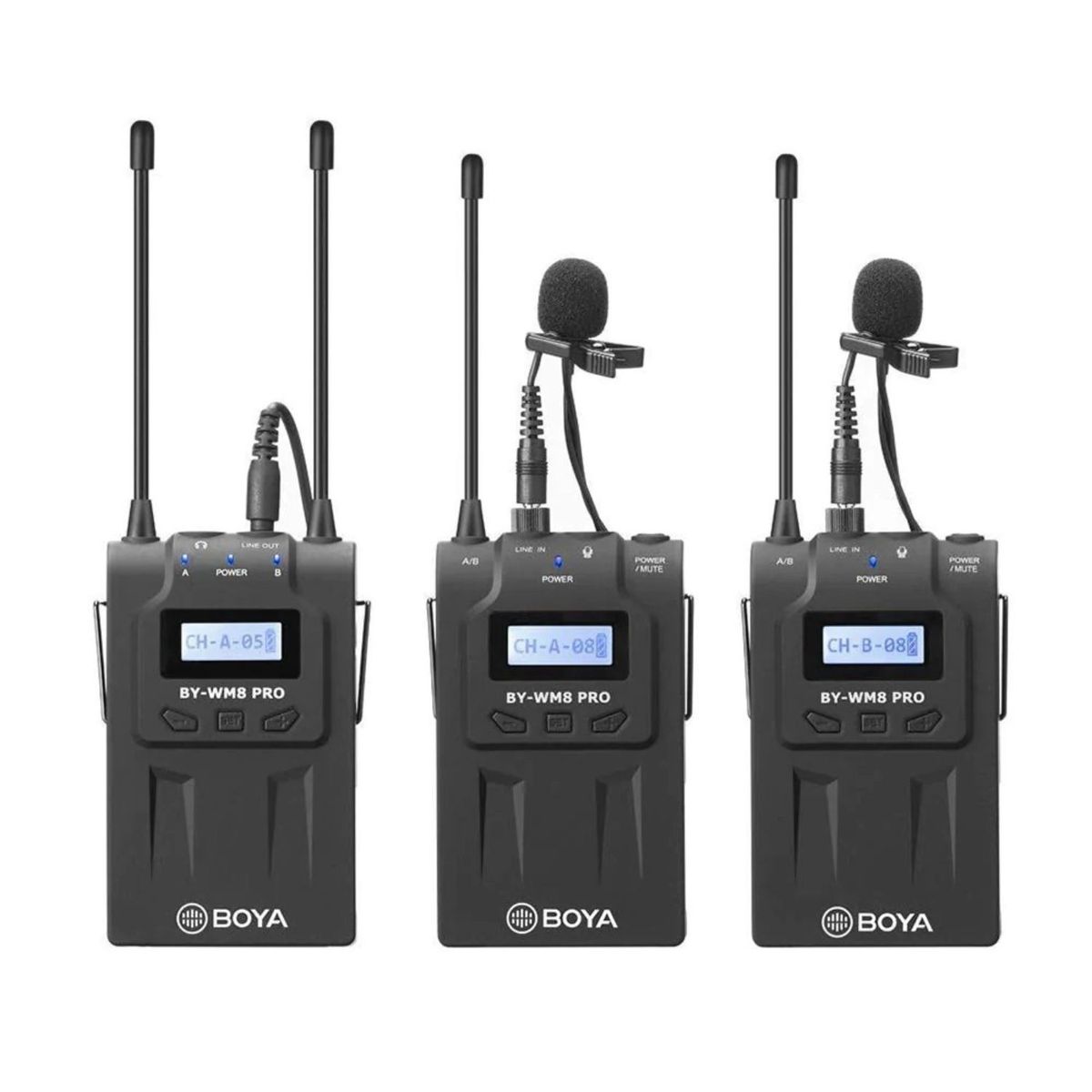 BOYA - Micrófono inalámbrico BOYA BY-WM8 PRO-K2